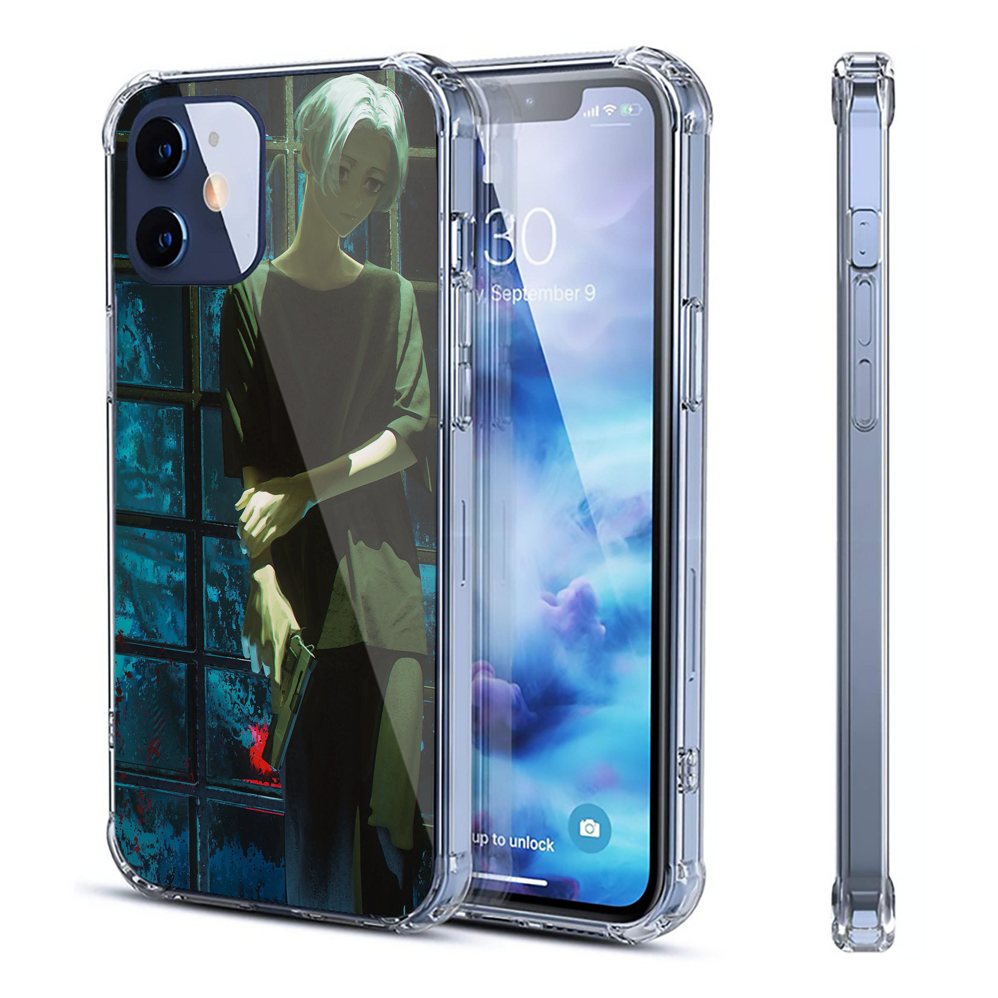 （画像用） 東京リベンジャーズ Tokyo Revengers 【iPhone 12シリーズ対応】透明スマホケース（クリアソフトケース）